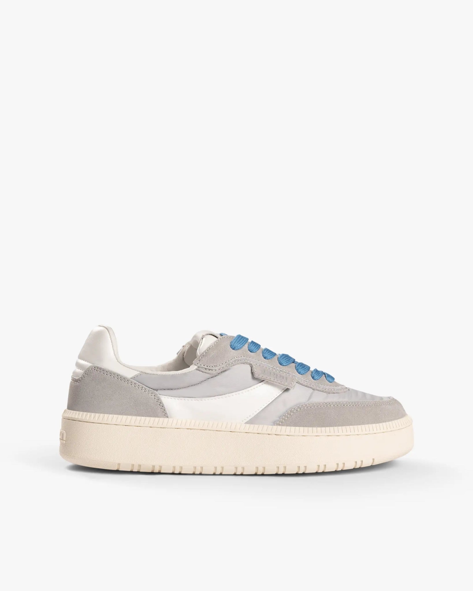Grau - Weiße Nylon - Wildleder - Mix Sneaker von NPPN - Shoes NPPN