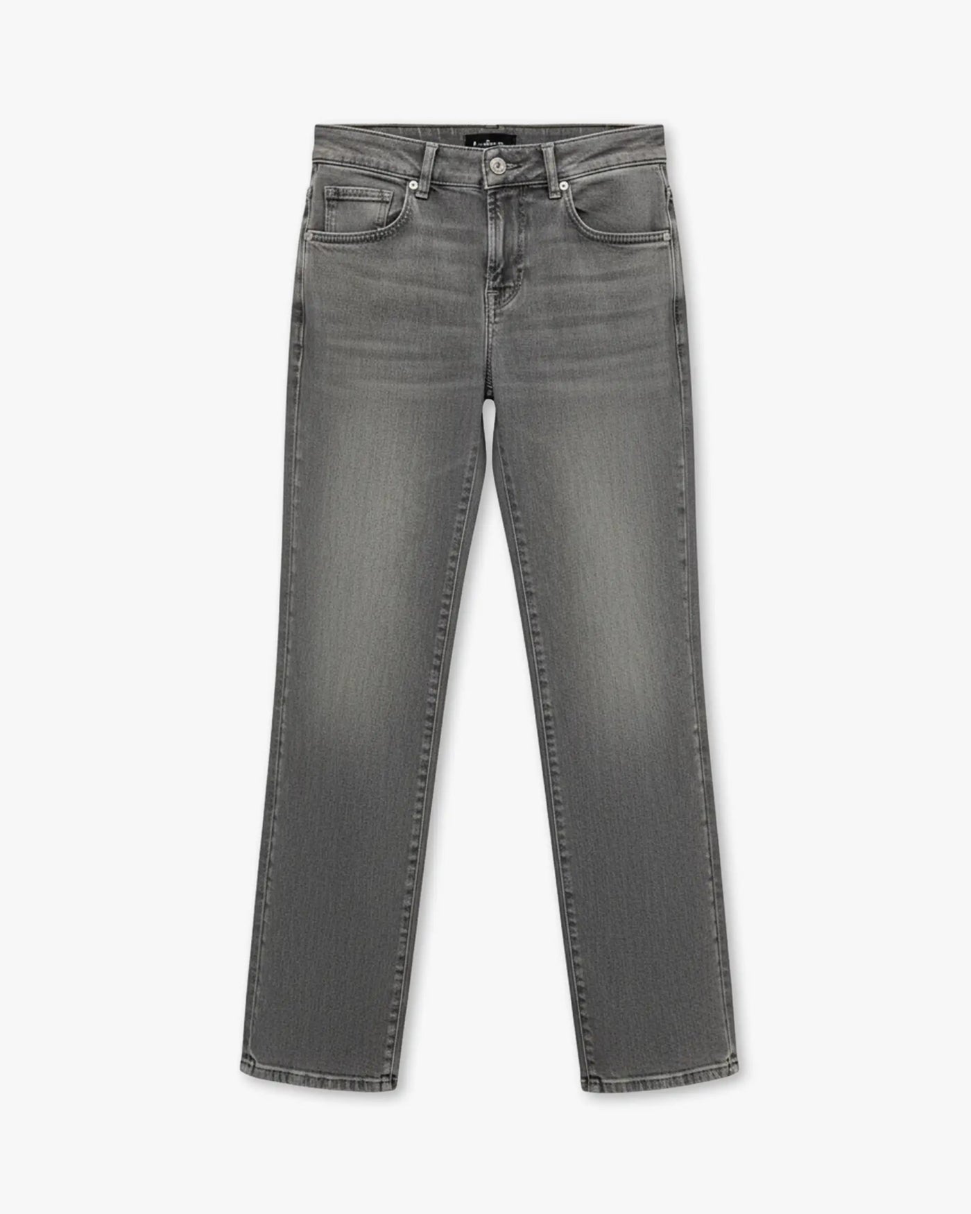Graue Denim Straight Jeans Calie Panalu von 7 For All Man Kind