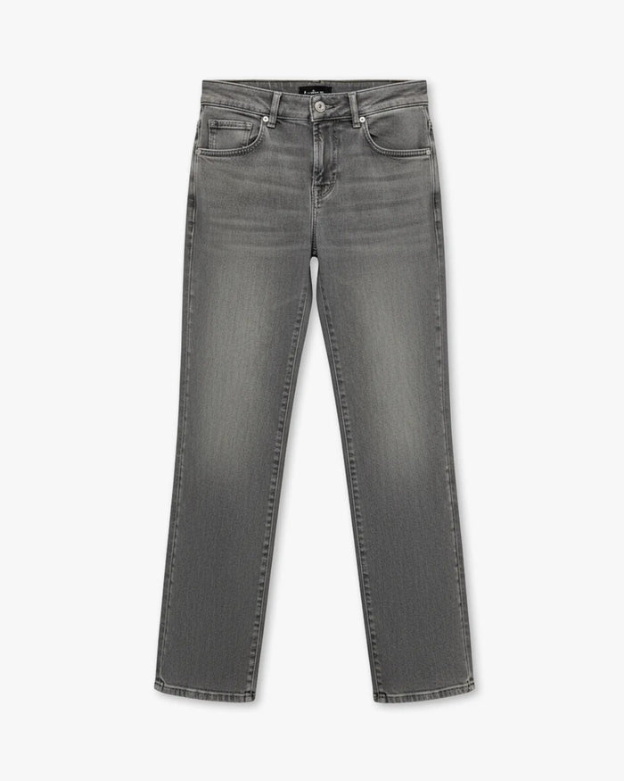 Graue Denim Straight Jeans Calie Panalu von 7 For All Man Kind