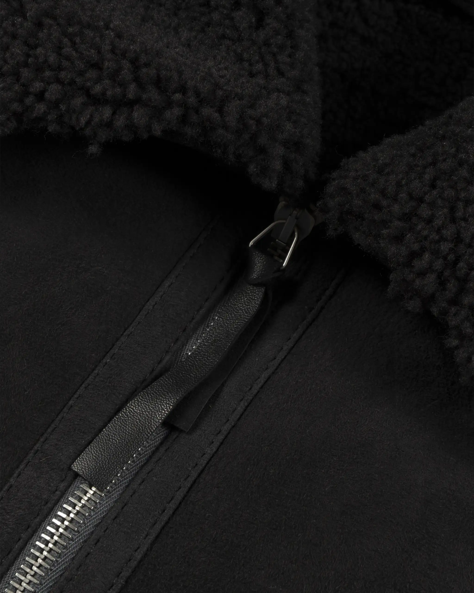Graue Nubuk Lammfell Bomber Jacke von Luciano Barbera - Coats & Jackets LUCIANO BARBERA