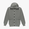 Graue Rippen Strickjacke von Filippo De Laurentiis - Knitwear FILIPPO DE LAUR