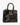 Graue - schwarze Tasche mit Kroko - Print von Mia Bag - Bags MIA BAGS