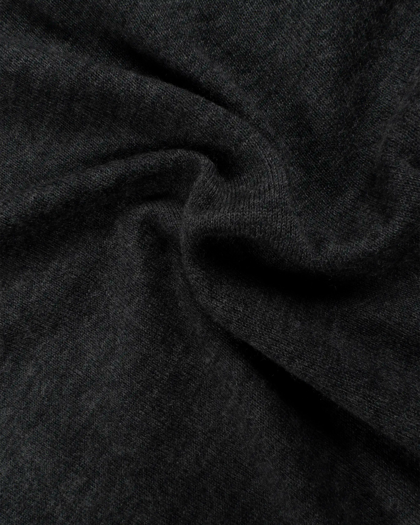 Grauer Cashmere Rundhals Langarm Pullover von Majestic Filatures - Shirts MAJESTIC