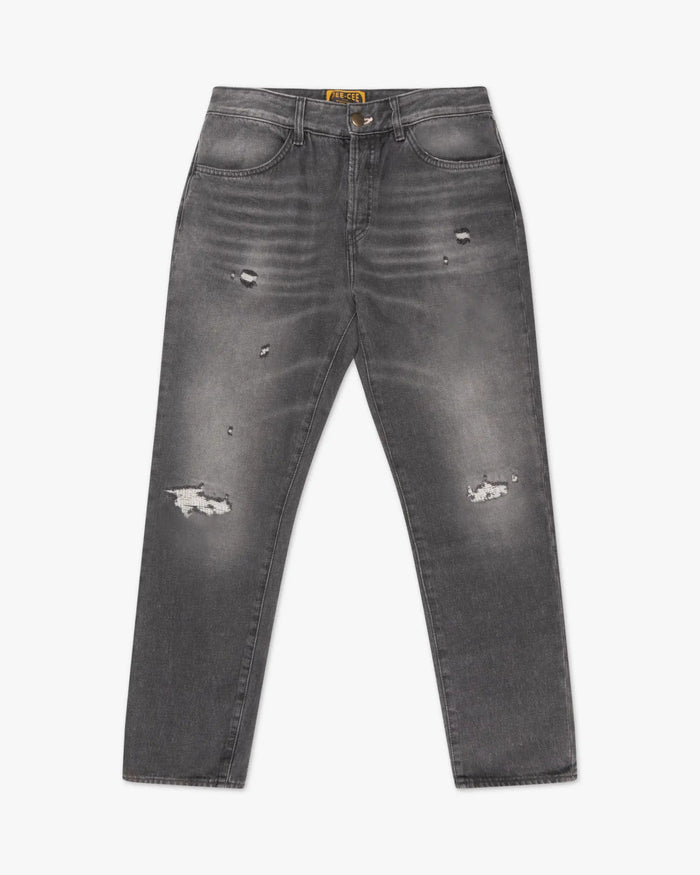 Grauer Denim Range Boyfriend Destroyed Fit Jeans von Washington DC