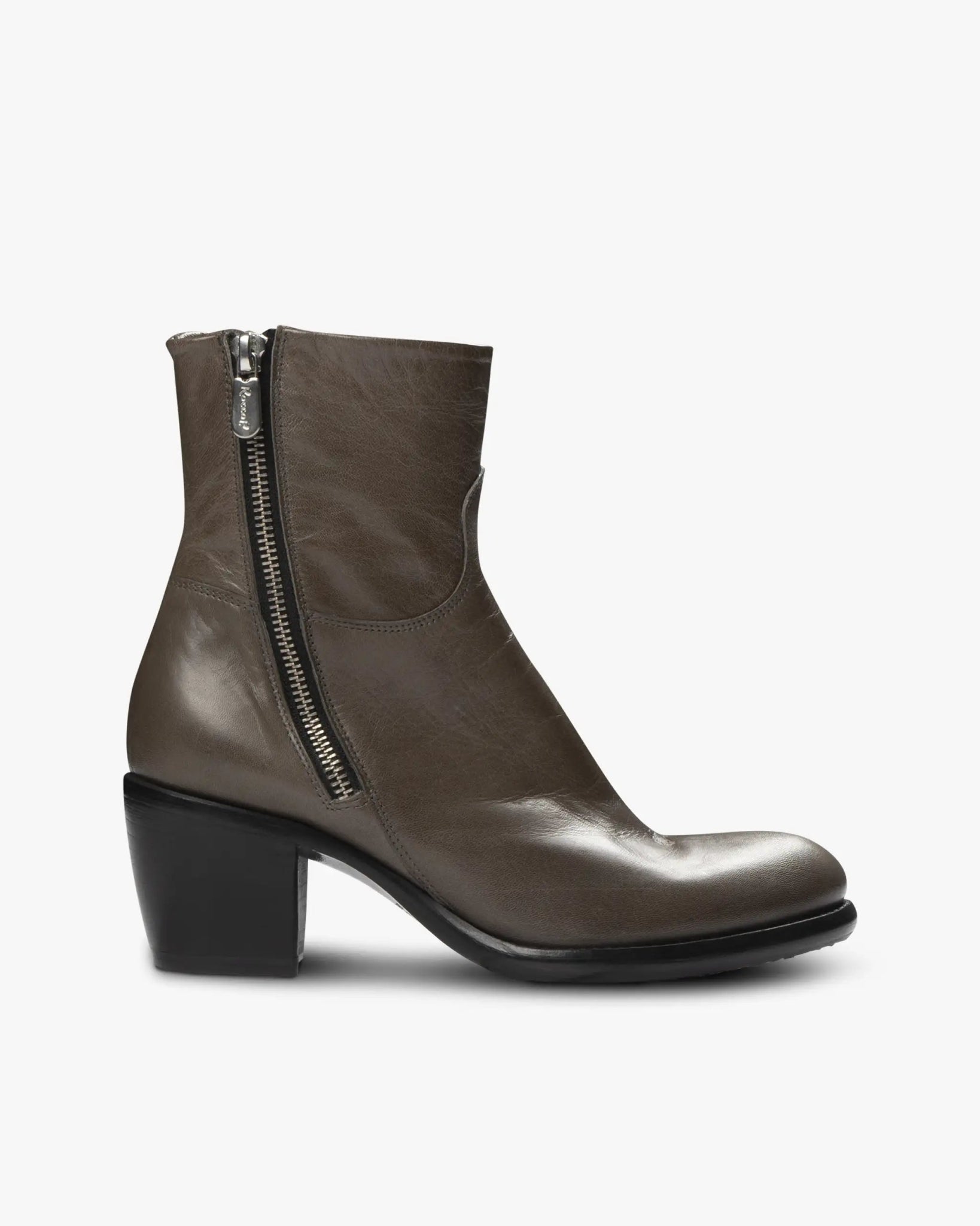 Grauer Nappa Stiefel von Rocco P - Shoes Last Piece