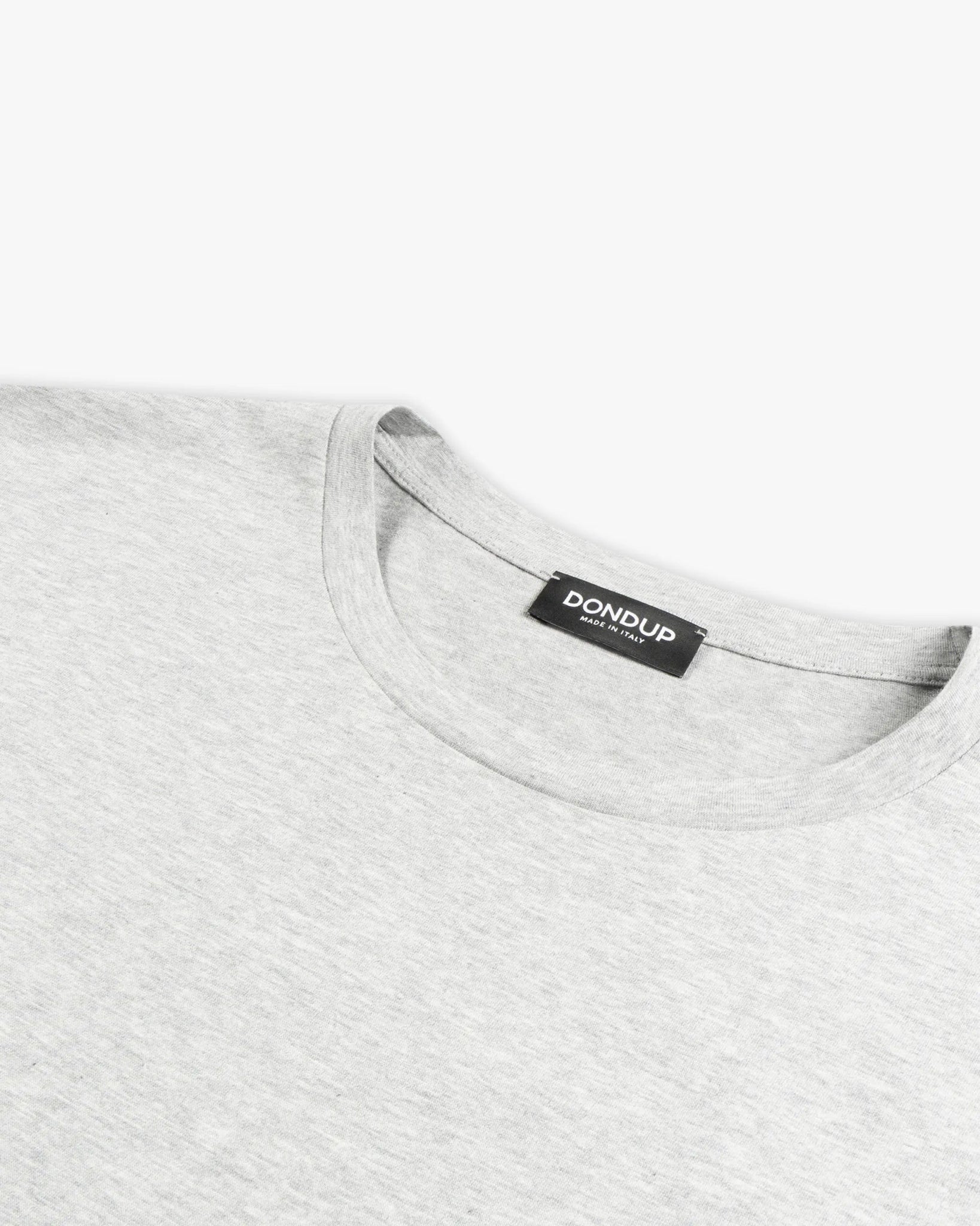 Graues Rundhals T-Shirt von Dondup - Trousers DONDUP