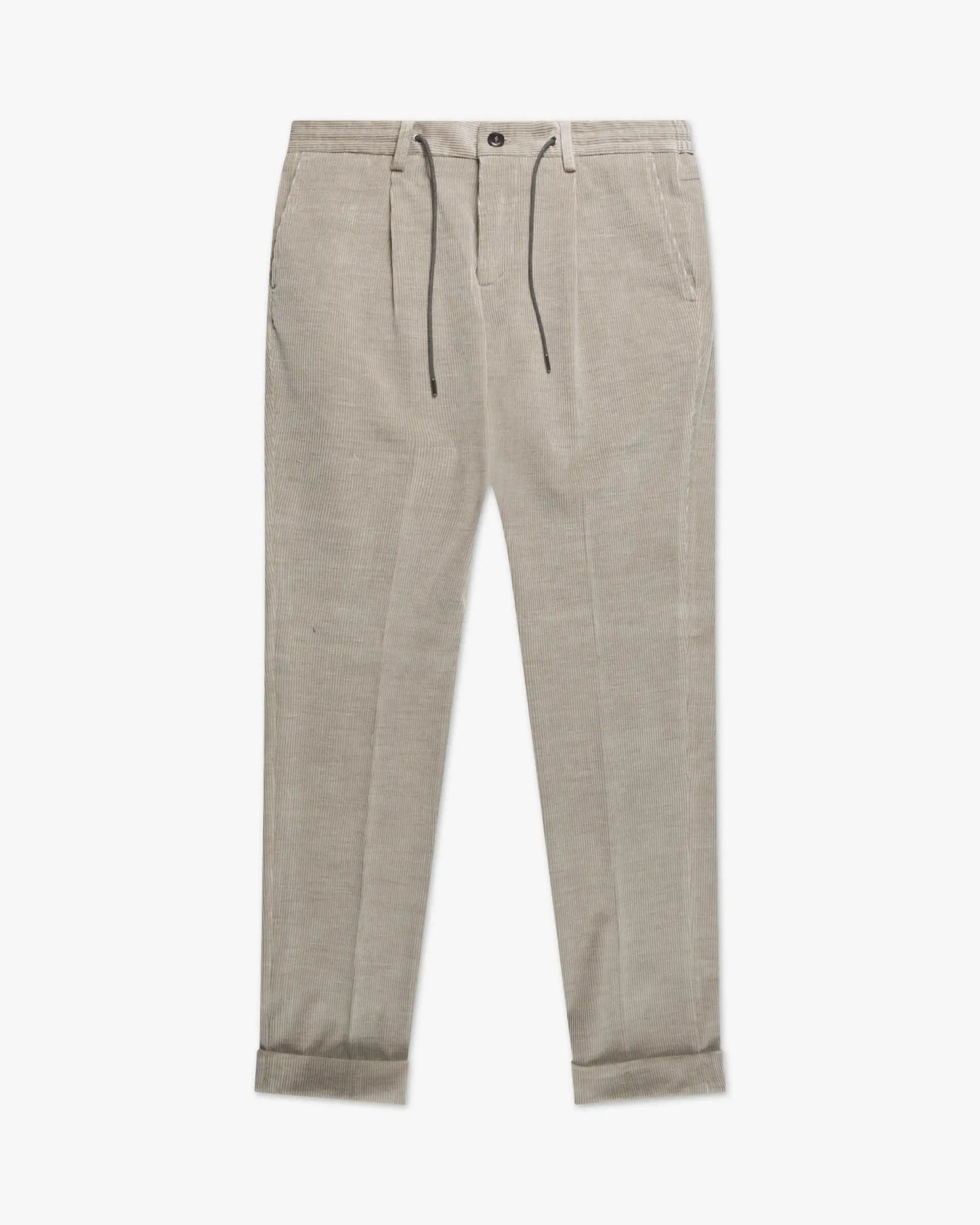 Greige Cord Du Roy Hose von Luciano Barbera - Trousers LUCIANO BARBERA