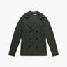 Grüne Cashmere Doublebreast Fisherman Cardigan von Luciano Barbera - Knitwear LUCIANO BARBERA
