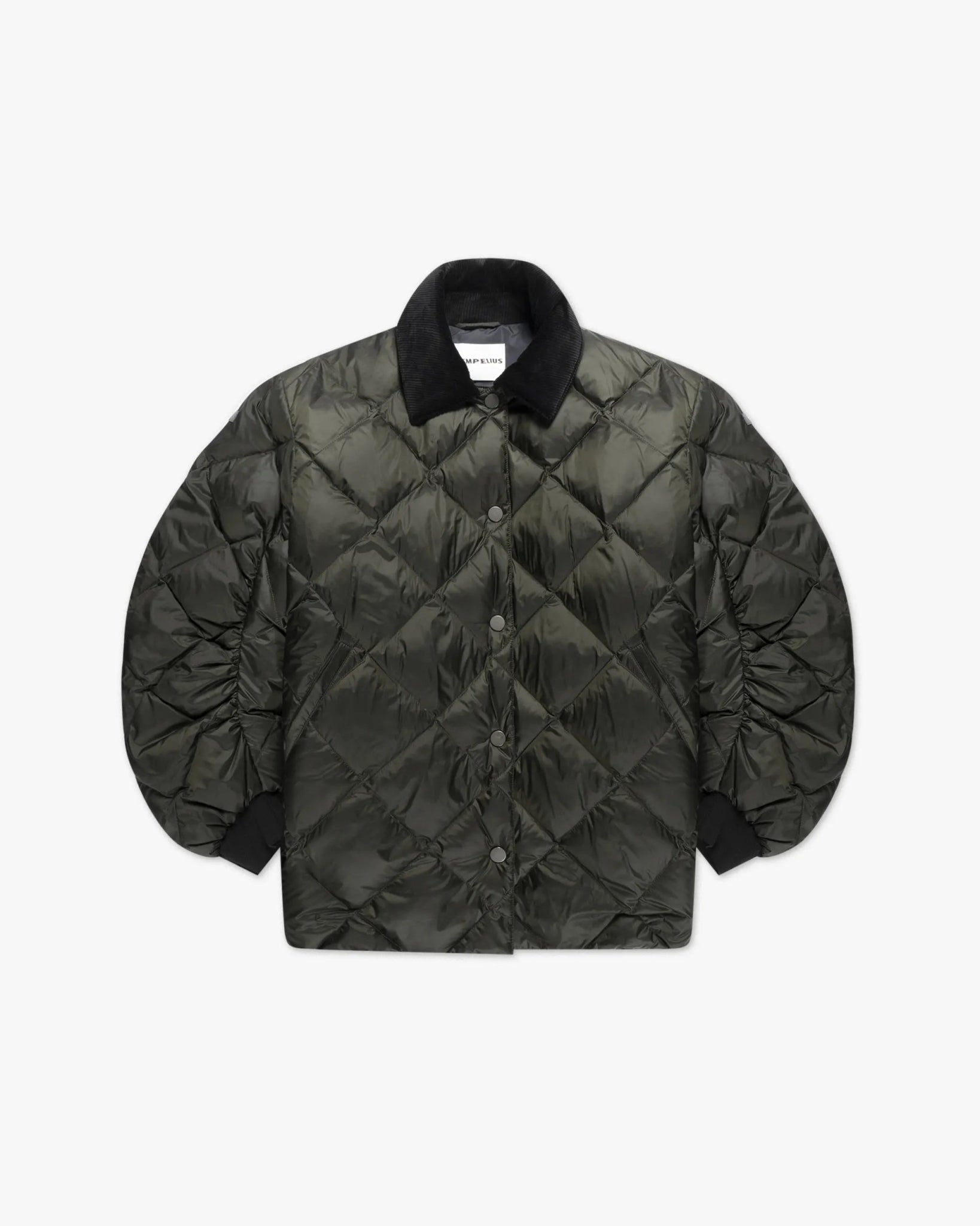 Grüne Minardi Nylon Down Jacke von Lempelius - Coats & Jackets LEMPELIUS