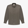 Hellbeiges Baumwollflanell Fischgrät Kentkragen Regular Fit Hemd von Luciano Barbera - Shirts LUCIANO BARBERA