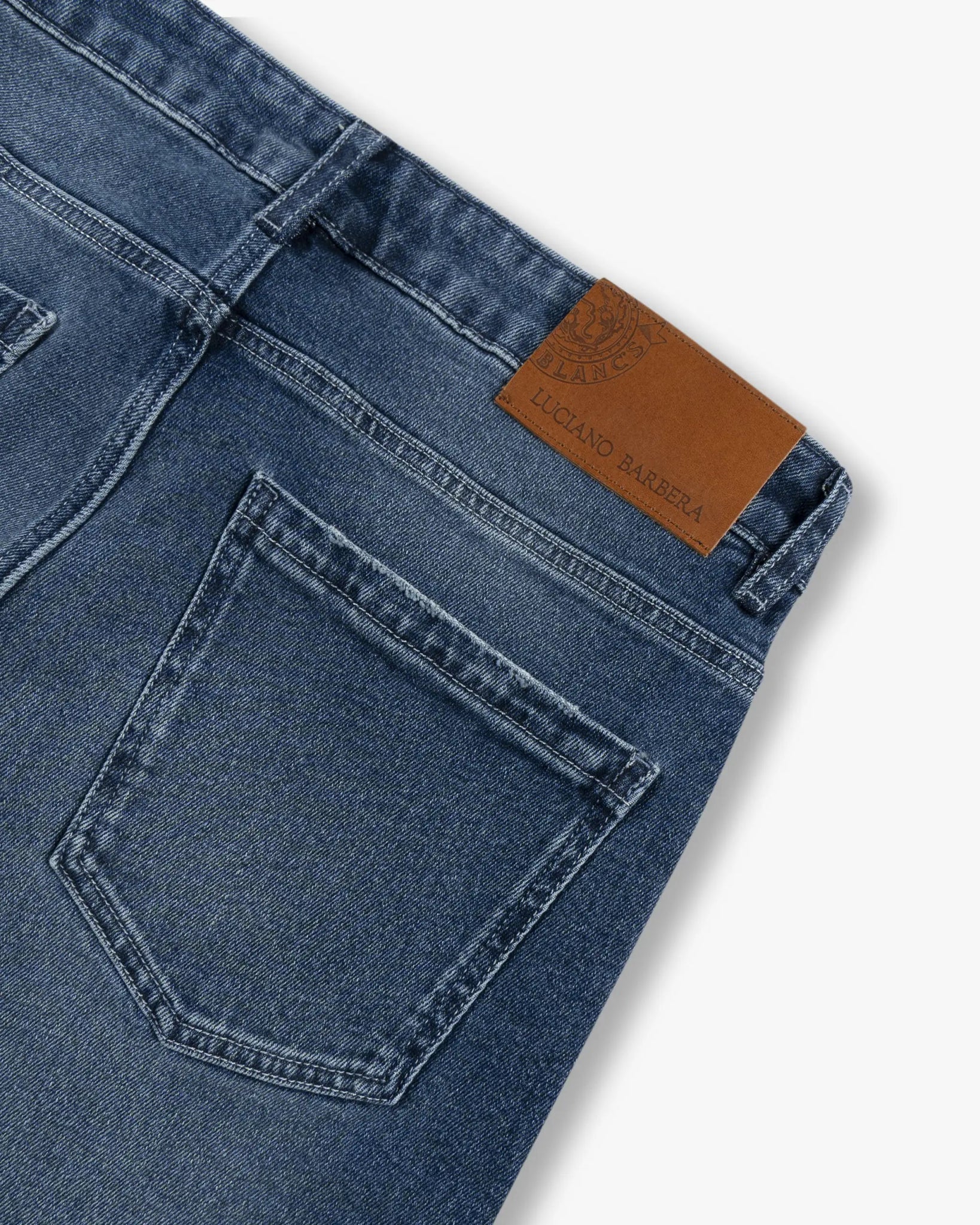 Hellblaue 5 - Pocket Denim Jeans von Luciano Barbera - Denim LUCIANO BARBERA