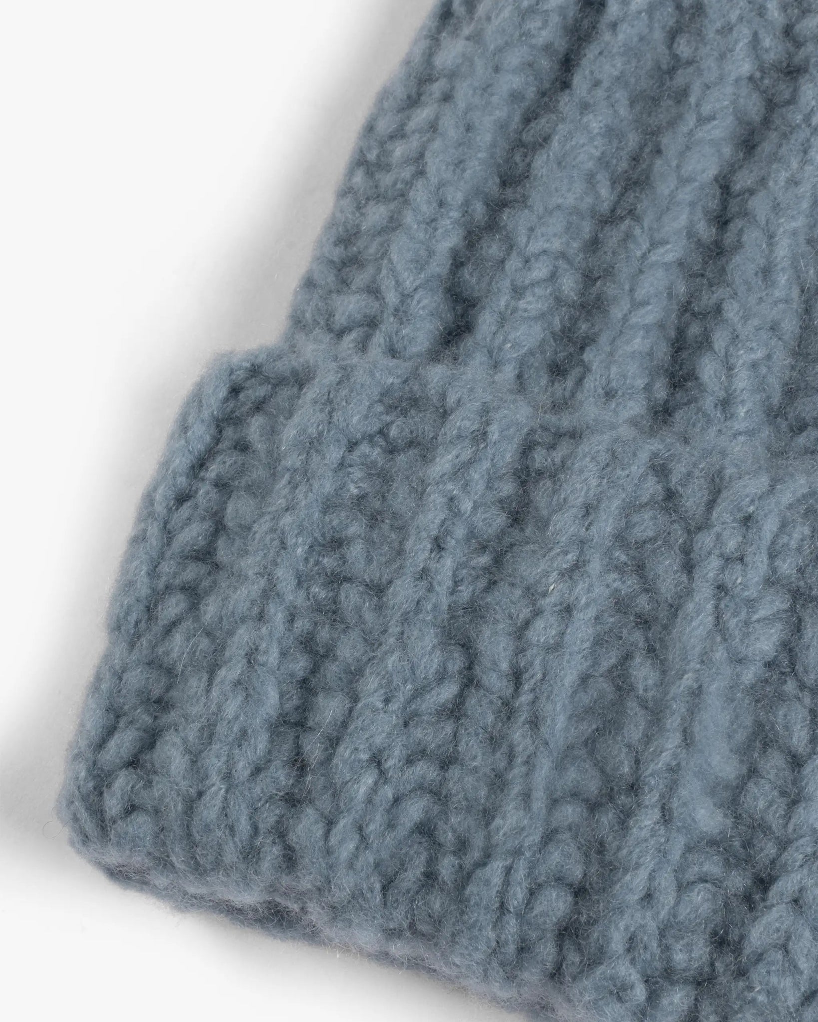 Hellblaue Grobstrick Mütze von 8Cashmere - Accessories 8 CASHMERE