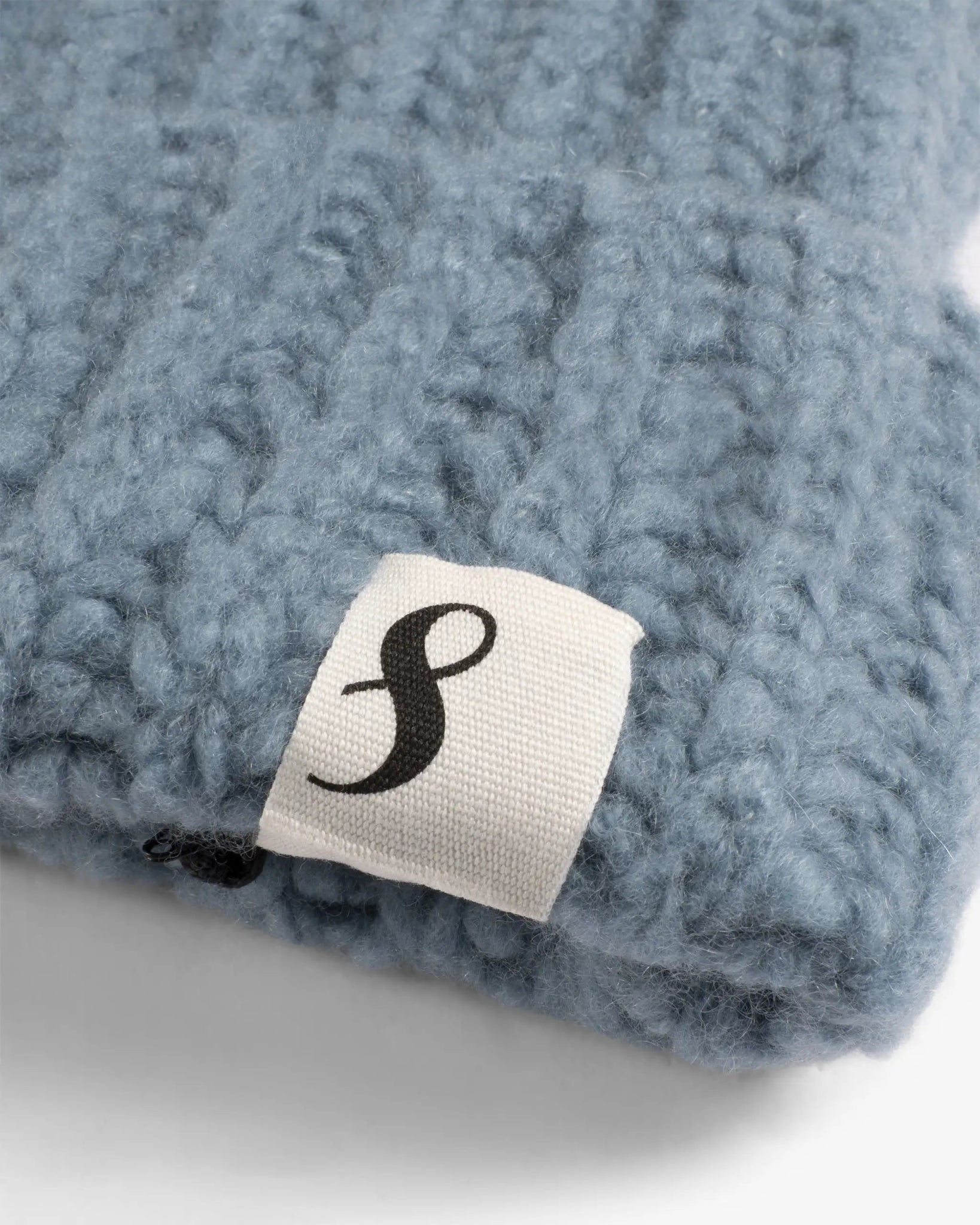 Hellblaue Grobstrick Mütze von 8Cashmere - Accessories 8 CASHMERE
