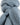 Hellblauer Grobstrick Schal mit Fransen von 8Cashmere - Accessories 8 CASHMERE
