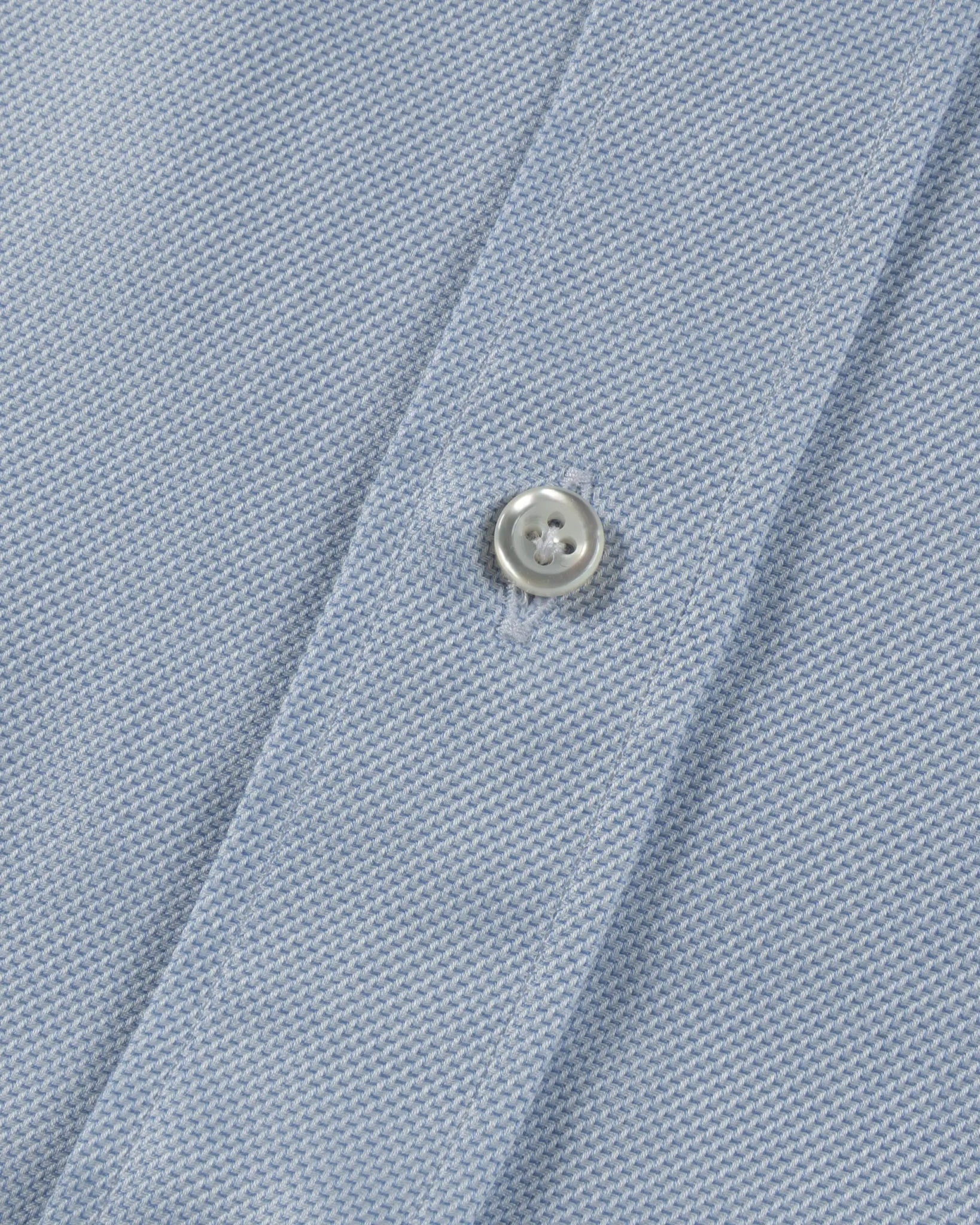 Hellblaues Baumwolle Pepita Hemd Mit Kent Kragen Schmale Passform von Luciano Barbera - Shirts LUCIANO BARBERA