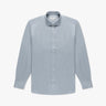 Hellblaues Baumwollflanell Fischgrät Kentkragen Regular Fit Hemd von Luciano Barbera - Shirts LUCIANO BARBERA