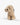 Hellcremefarbener Dog Key Holder von Mia Bag - Accessories MIA BAGS