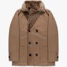 Hellkamelfarbene Zweireihige Lammfell Kurzjacke von Novelle - Coats & Jackets NOVELLE