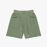 Hellolivfarbene Cross Over Sweat Shorts von R13 New York - Shorts R13 WOMEN