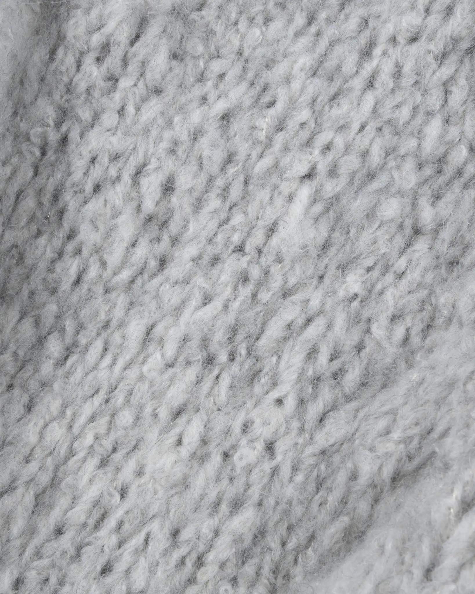 Hellsilberner Japan Cashmere Langer Cardigan von Judith Haarmann - Knitwear JUDITH HAARMANN