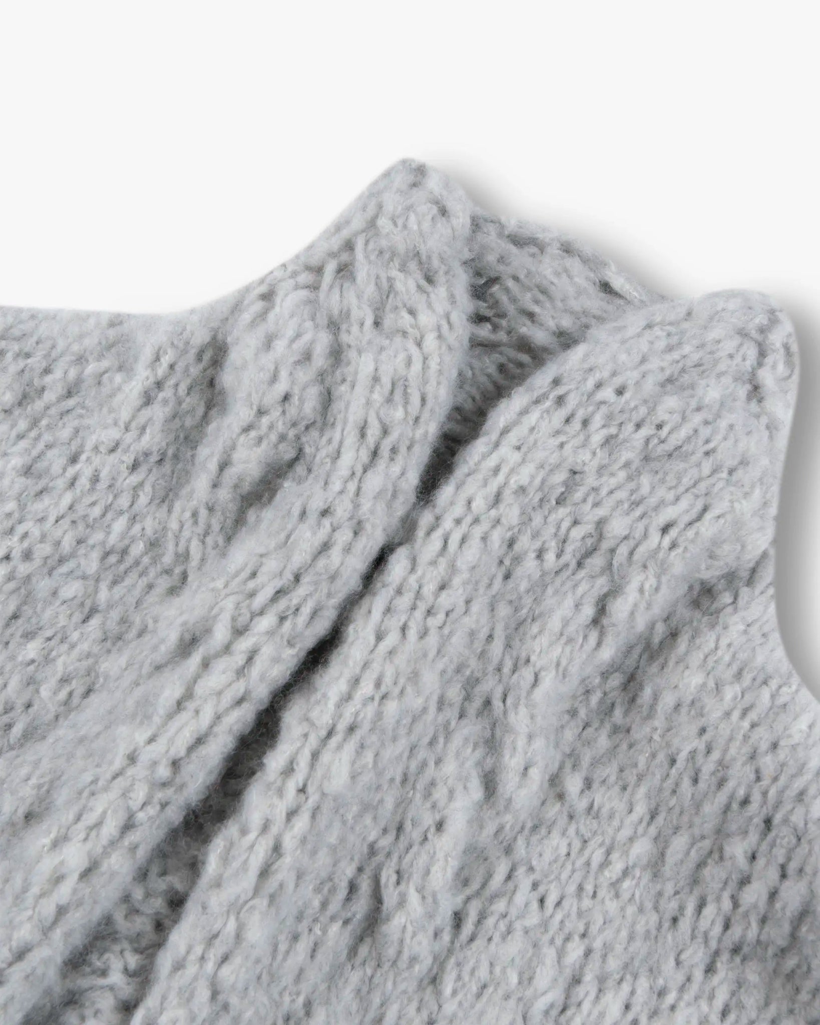 Hellsilberner Japan Cashmere Langer Cardigan von Judith Haarmann - Knitwear JUDITH HAARMANN