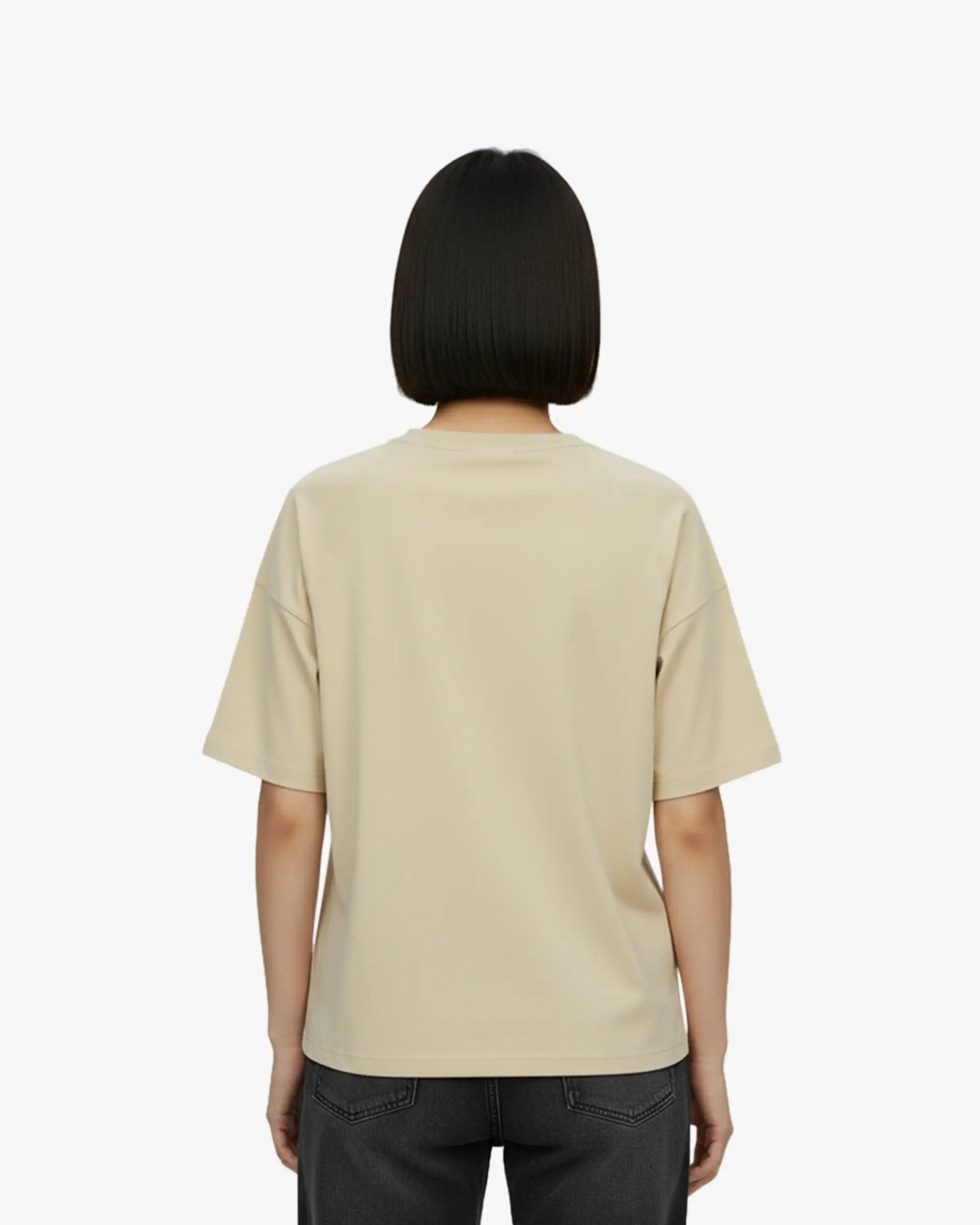 Honiggelber Kaschmirpullover mit 3/4 - Arm Oversize von Lunaria - Knitwear LUNARIA