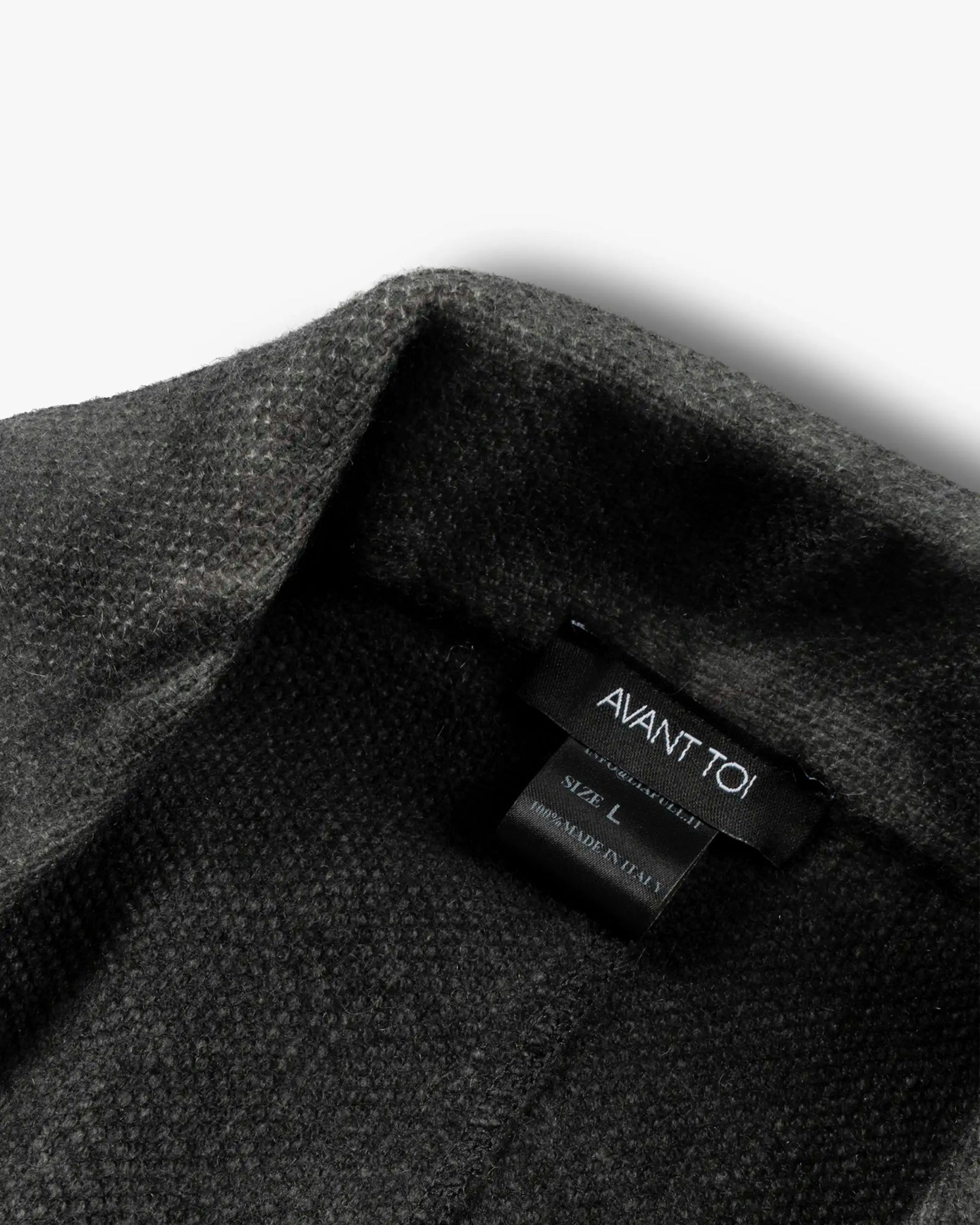 Huskyfarbener Piquee Blazer von Avant Toi - Knitwear AVANT TOI