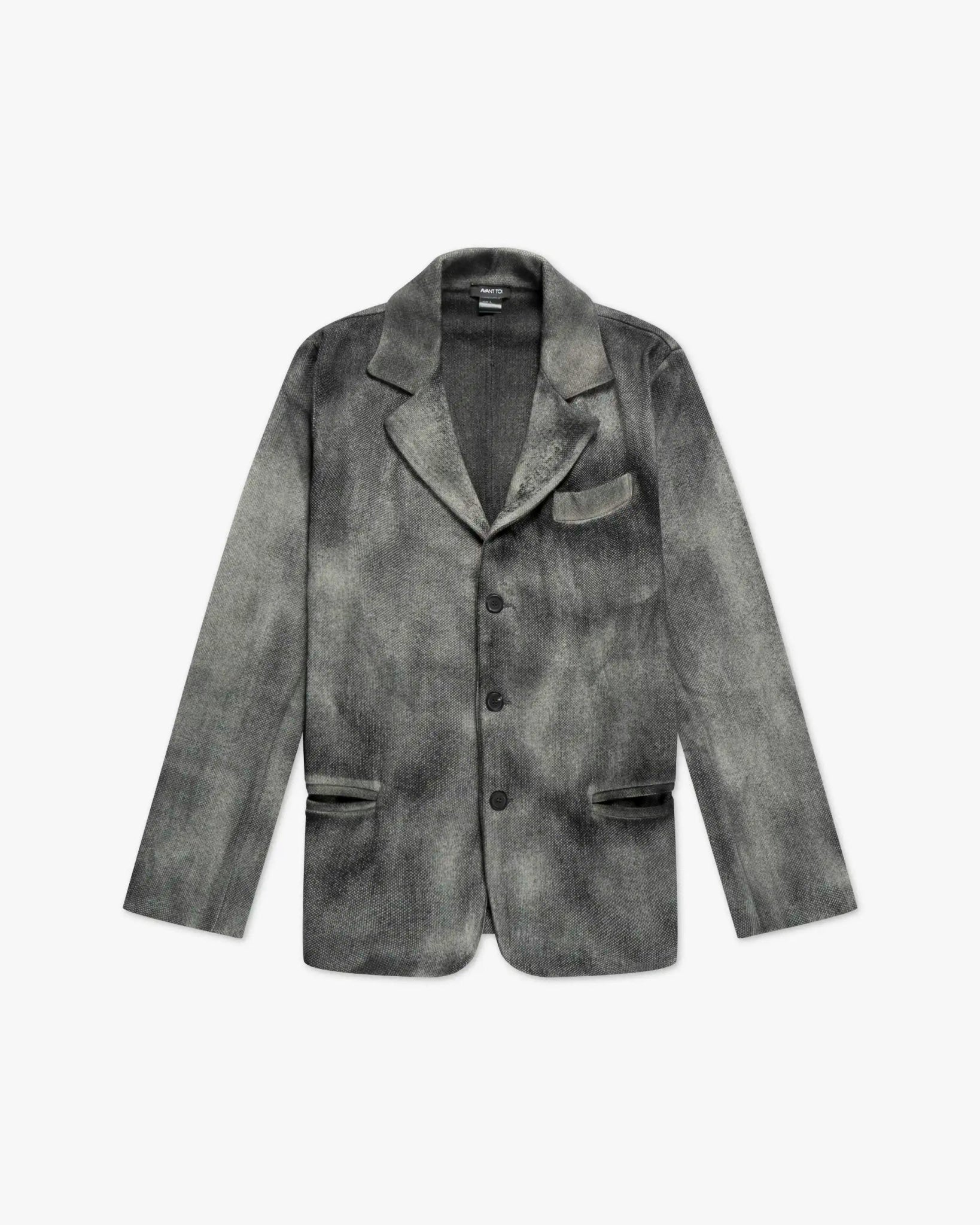 Huskyfarbener Piquee Blazer von Avant Toi - Knitwear AVANT TOI