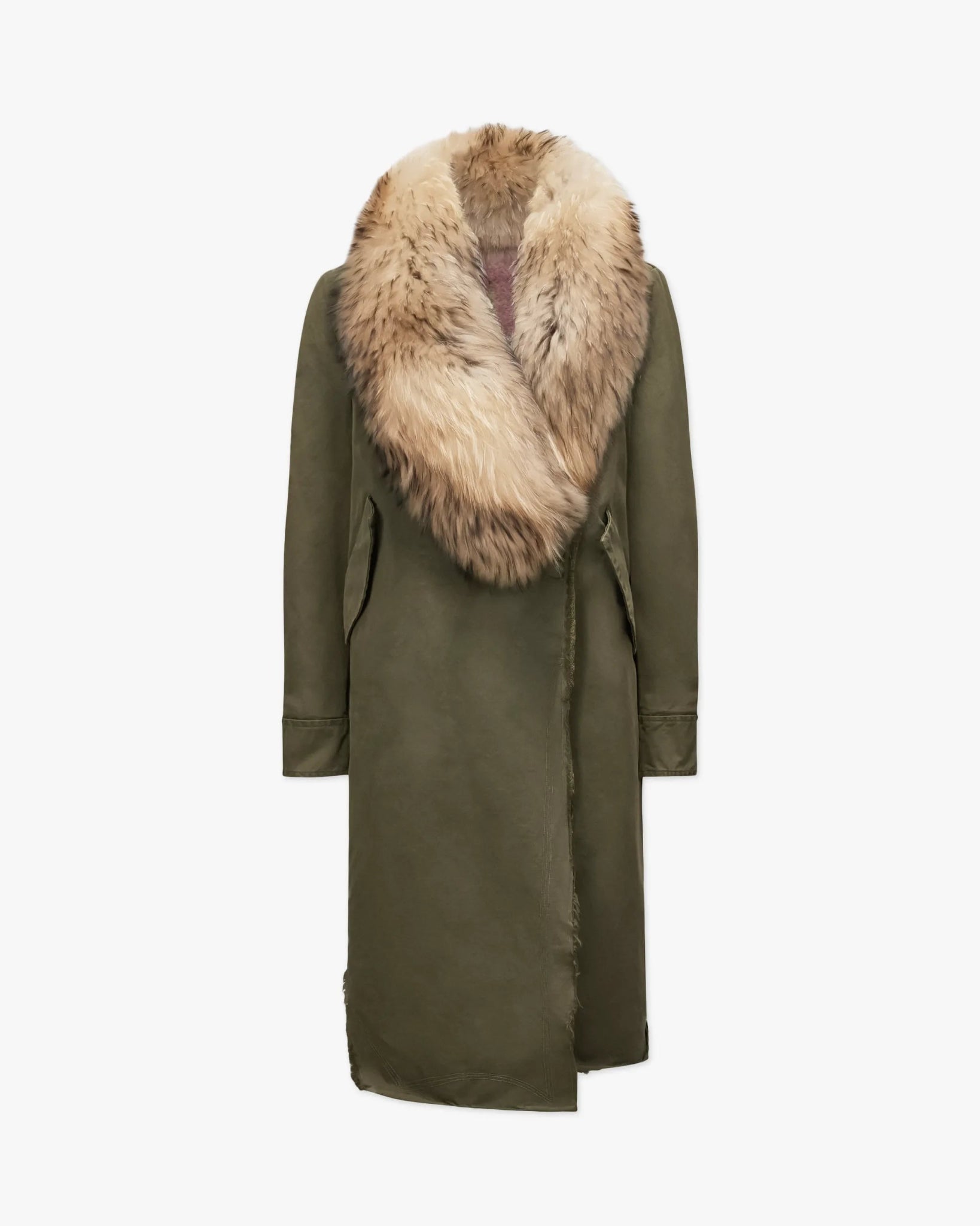Icon - Parka mit abnehmbarem Navajo - Gilet und Waschbärbesatz von Bazar Deluxe - Coats & Jackets BAZAR DELUXE