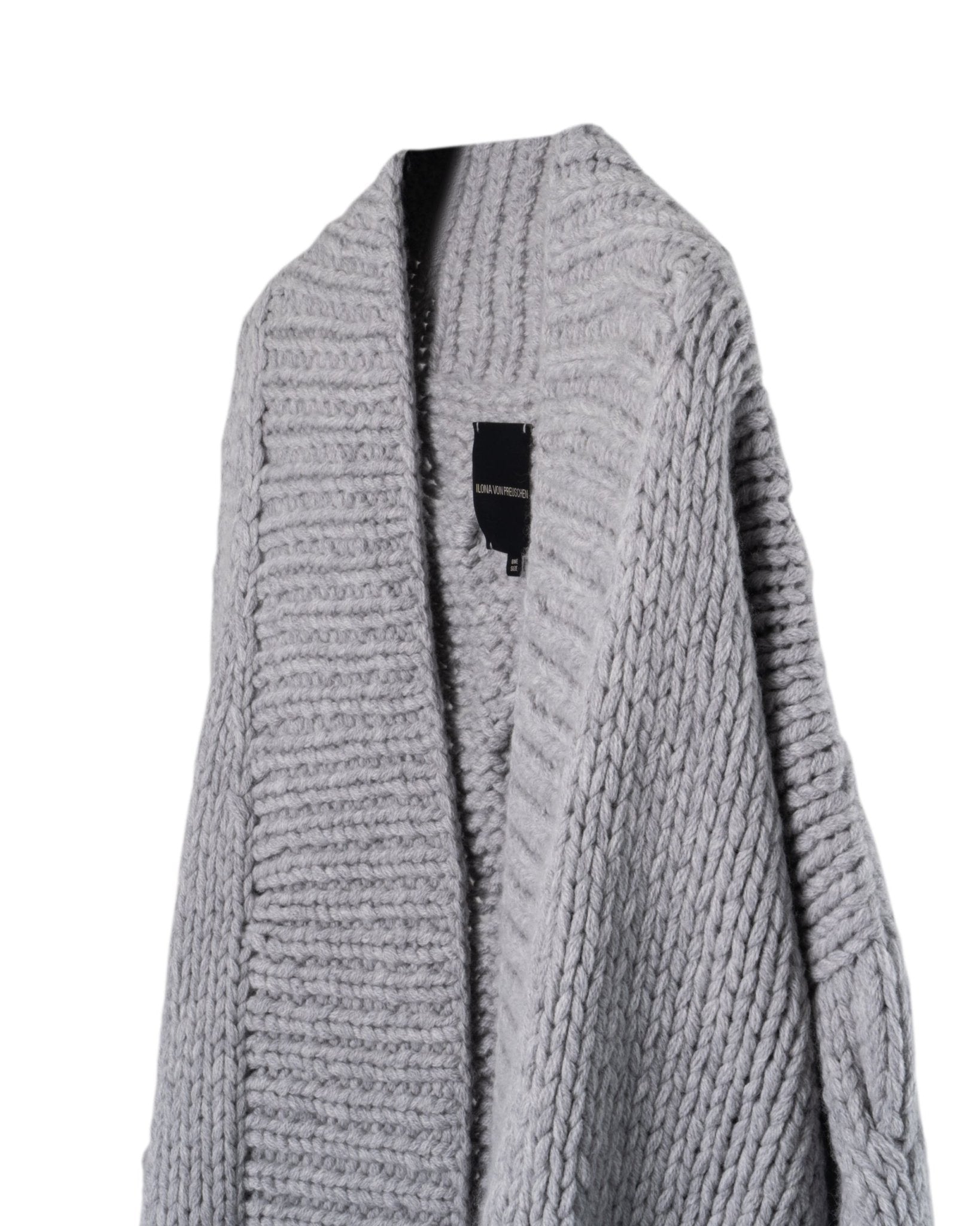 ILONA VON PREUSCHEN | ONE GAGE CHUNKY CABLE CARDIGAN - Knitwear ILONA V. P.