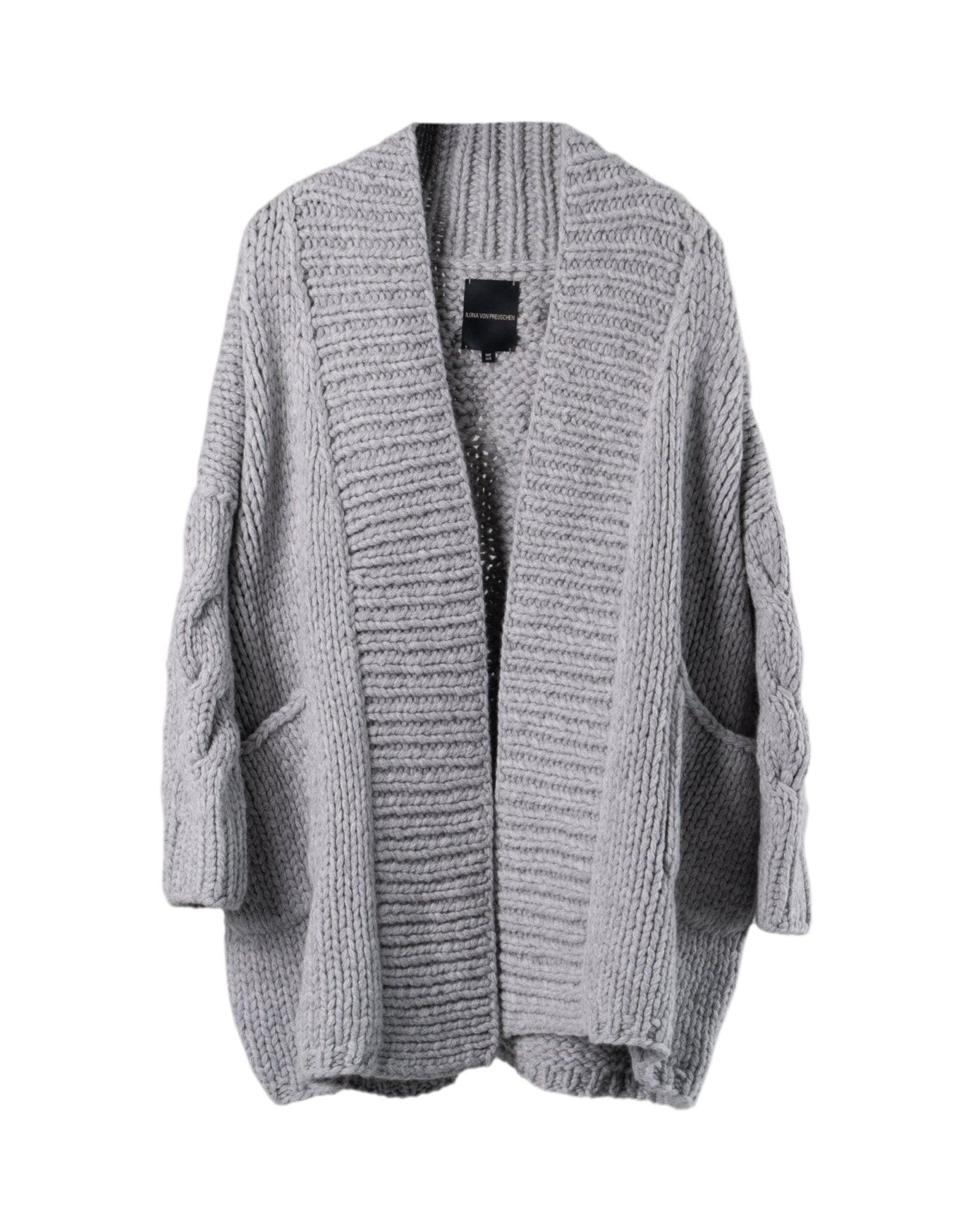 ILONA VON PREUSCHEN | ONE GAGE CHUNKY CABLE CARDIGAN - Knitwear ILONA V. P.
