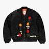 Italienische - Nylon - Bomberjacke mit Blumenbesatz von History Repeats - Coats & Jackets HISTORY REPEATS