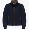 Jacke aus gestricktem Wollleder mit Lammfell von Moorer - Coats & Jackets MOORER