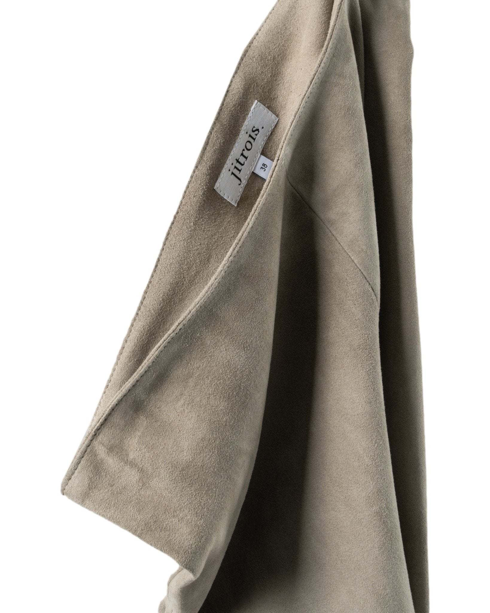 JITROIS | LEATHER LEGGING WITH ZIP TRIM - Trousers JITROIS