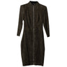 JITROIS | PAGODE SHOULDER FRONT ZIP DRESS - Dresses JITROIS