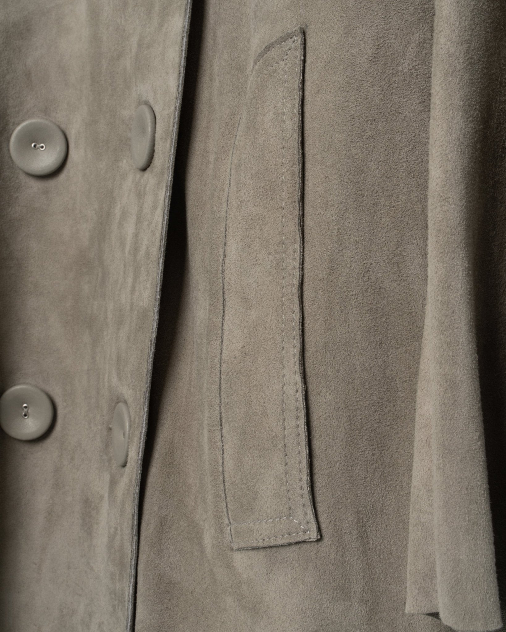 JITROIS | SHORT SOFT SUEDE TRENCHCOAT - Coats & Jackets JITROIS