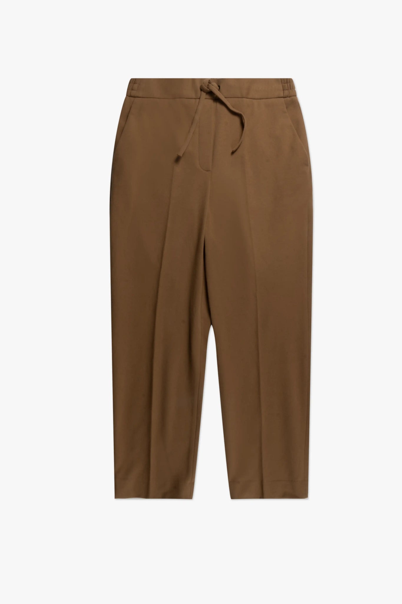 Jutafarbene Aufgerauhte Cashmere Griff Jogg Hose von Circolo - Trousers CIRCOLO 1901