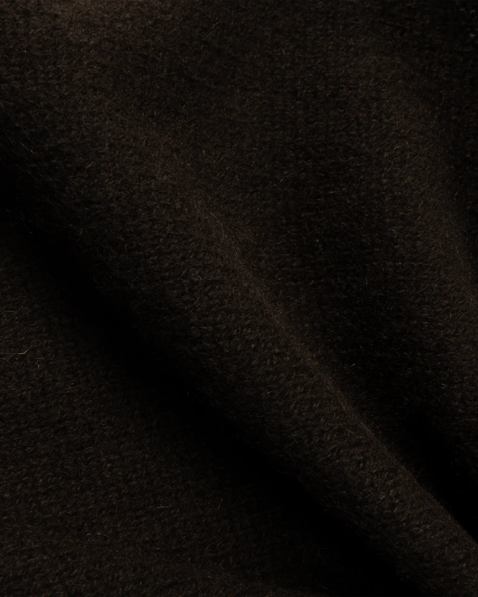Kaffeebraune 2 fädige Cashmere Stola von Lunaria - Knitwear LUNARIA