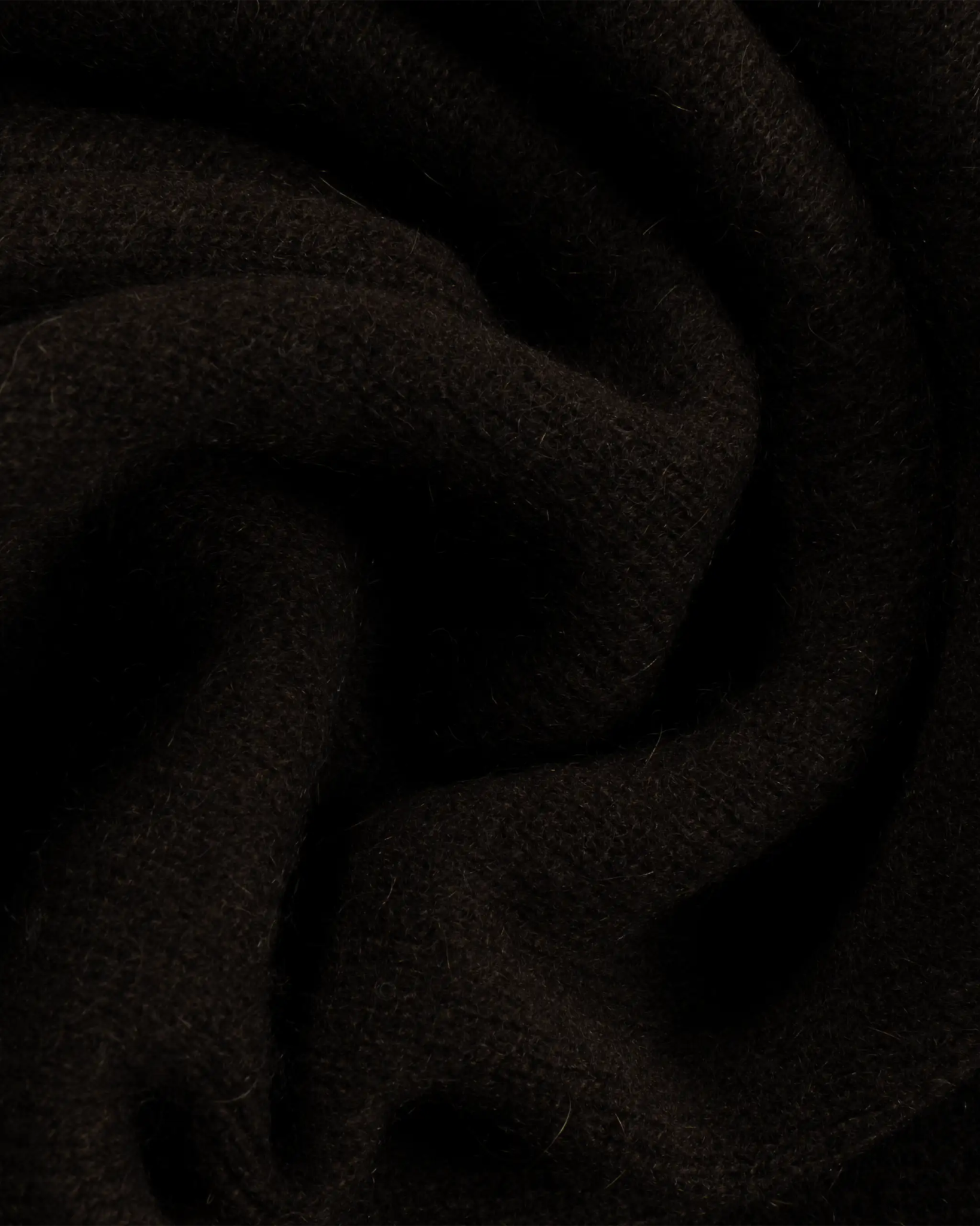 Kaffeebrauner 2 fädiger Cashmere Pullover von Lunaria - Knitwear LUNARIA