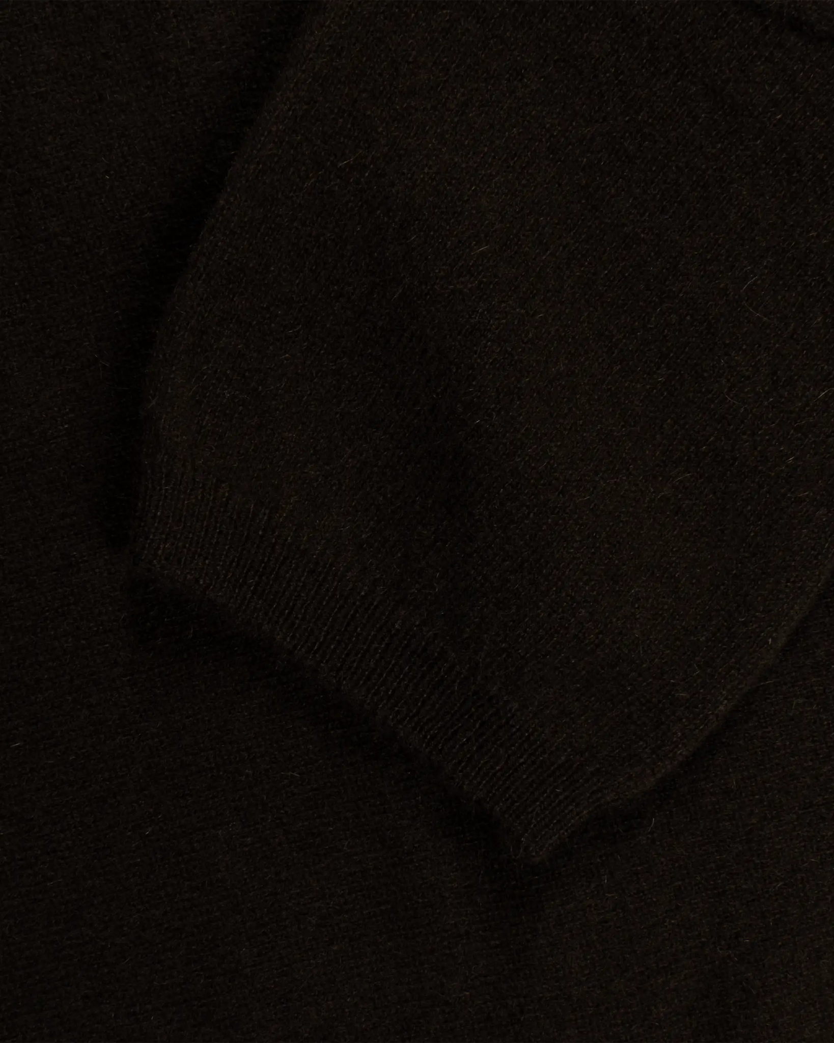 Kaffeebrauner 2 fädiger Cashmere Pullover von Lunaria - Knitwear LUNARIA