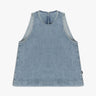 Kansas Blaues Ärmelloses Baumwoll Leinen Top ohne Stretch von 7 for All Mankind - Shirts 7 FOR ALL