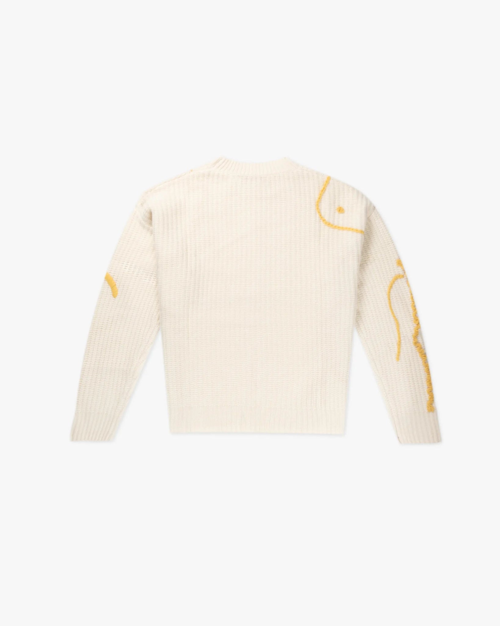 Kaschmir - Rippen - Rundhals - Pullover mit Verzierungen von Mia Fratino - Knitwear MIA FRATINO