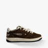 Kastanienbrauner Low Top Fashion Sneaker von Enterprise Japan - Shoes ENTERPRISE