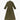 Khaki farbenes Baumwollstretch Kleid mit Samantha Besatz von La Camicia - Dresses LA CAMICIA