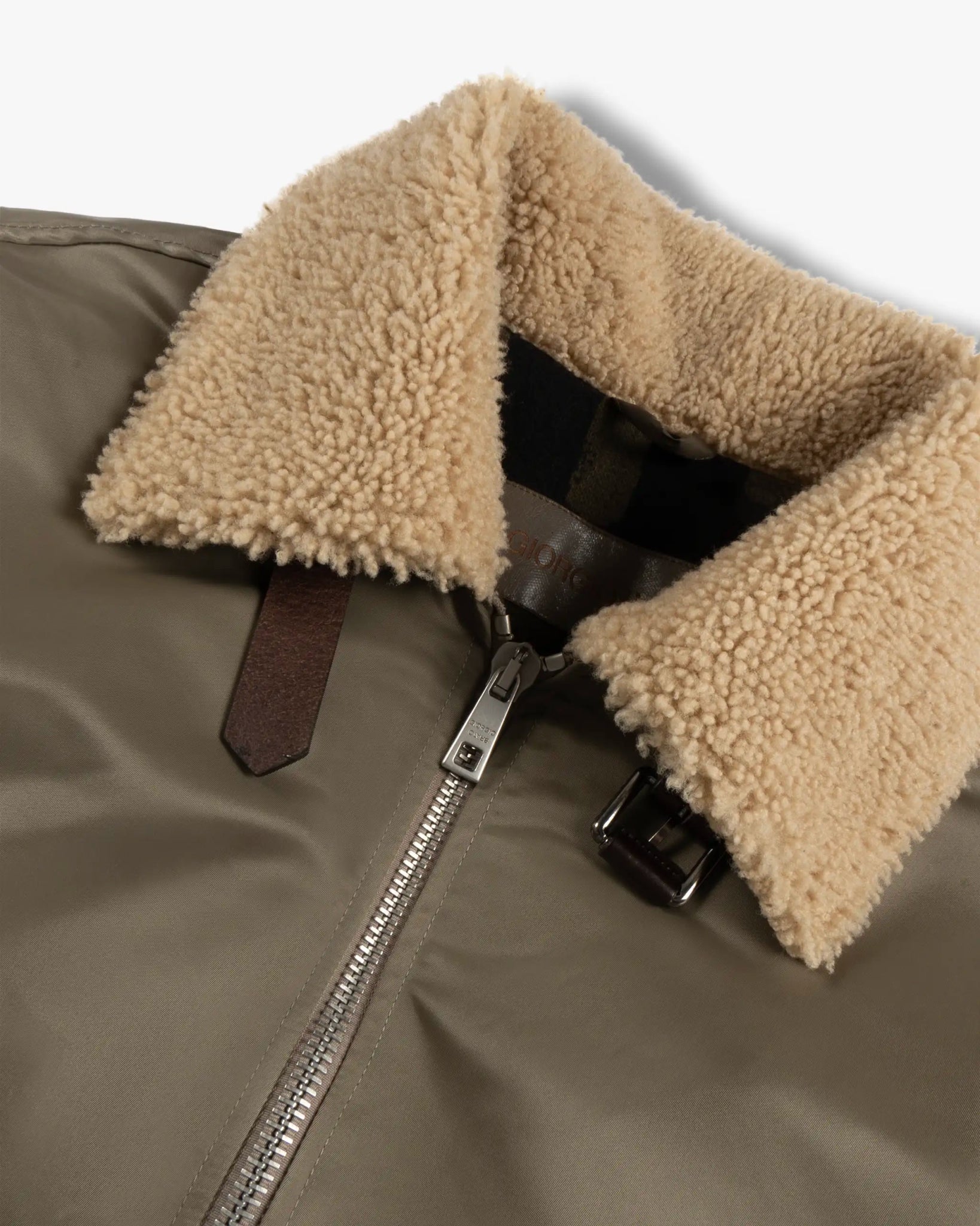 Khakifarbene Bomber Jacke von Giorgio Brato - Coats & Jackets GIORGIO BRATO