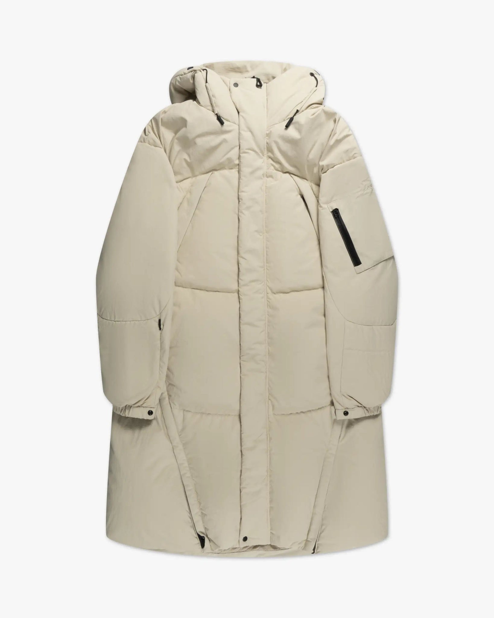 Knochenweiße Kapuzen Parka Mantel von JG1 - Coats & Jackets JG1 BY JUSTIN