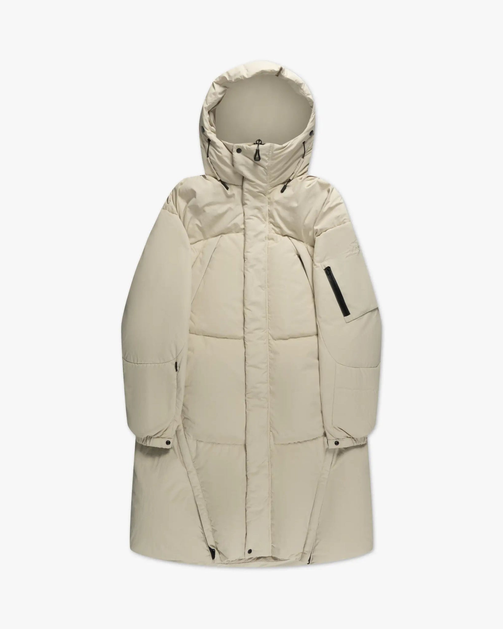 Knochenweiße Kapuzen Parka Mantel von JG1 - Coats & Jackets JG1 BY JUSTIN
