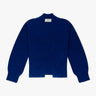 Kobaltblauer Offener 5 Gauge Cardigan von Luren - Knitwear LUREN