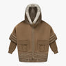 Kurze Daunen - Strick - Fuchsjacke von Marco del Forte - Coats & Jackets MDF MARCO DEL