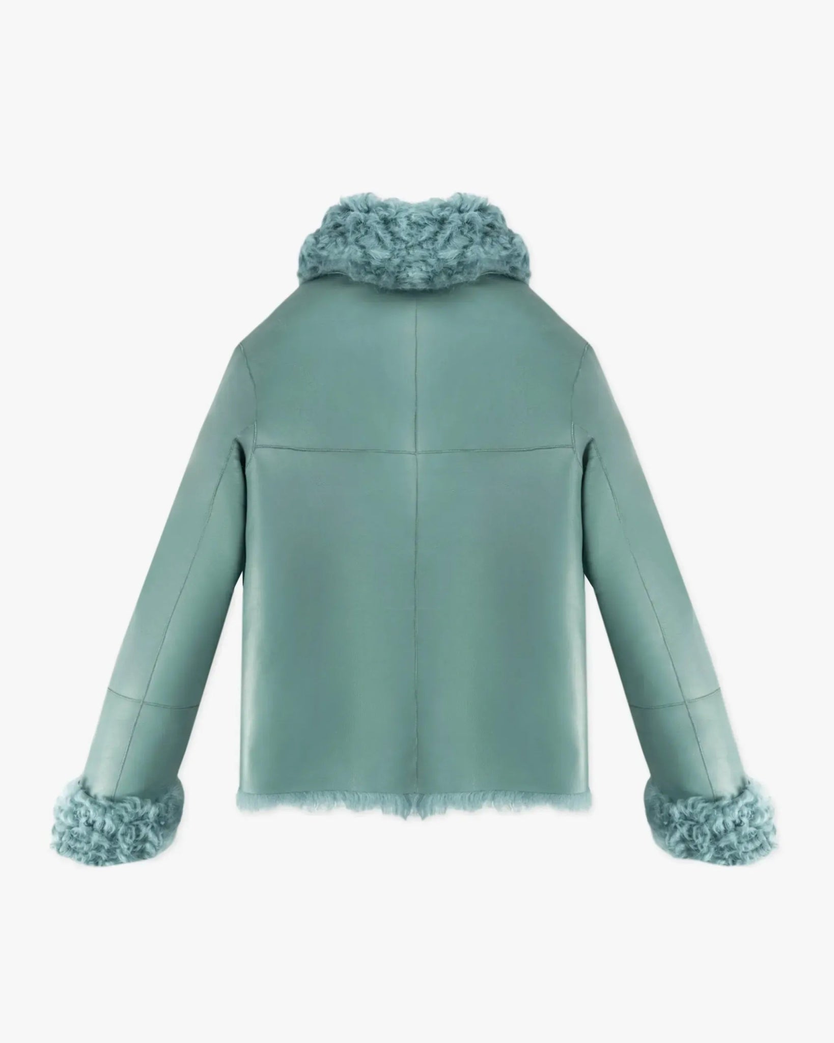 Kurze Wendbare Lockige Shearlingjacke von Balatt - Outdoor / Jacken BALATT